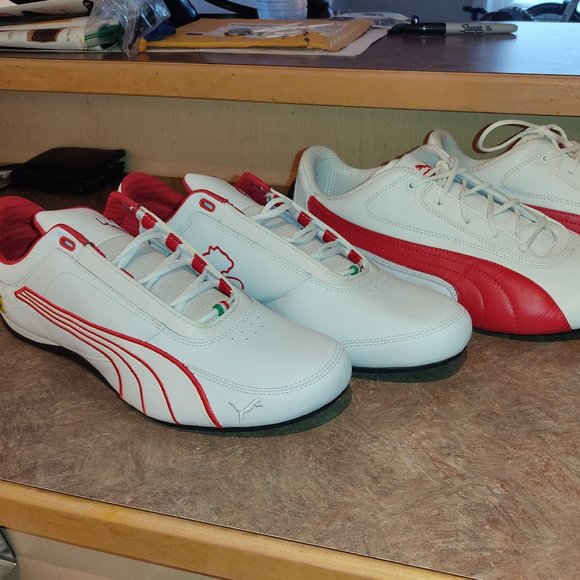 Brand new 2 PAIRS Men's Puma Ferrari shoes Size 13 - Picture 1 of 15